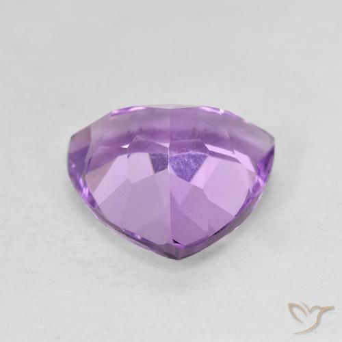 Ametista Iris Violetta naturale da 2.93 ct, Taglio trillion, VVS-VS