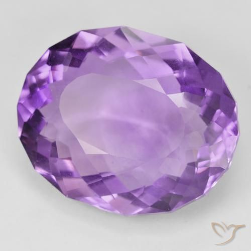 Ametista viola vivido naturale da 31.19 ct, Ovale, VVS