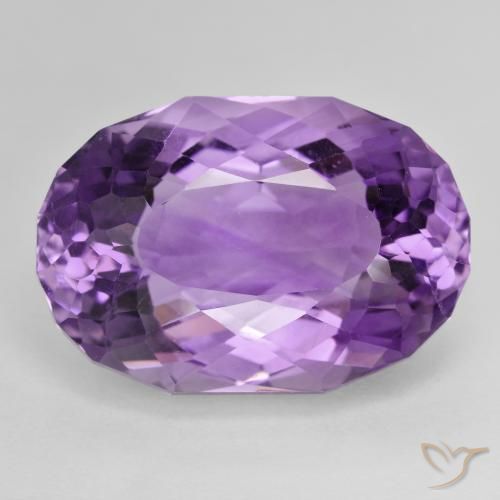 26.10ct Naturale Viola violaceo intenso Ametista, Ovale, VVS