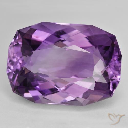 Ametista violaceo naturale da 52.53 ct, Taglio a fantasia, VVS