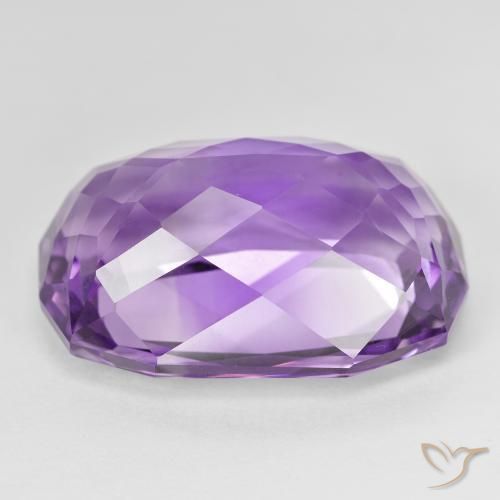 Ametista Viola violaceo medio naturale da 28.85 ct, Cuscino, VVS-VS