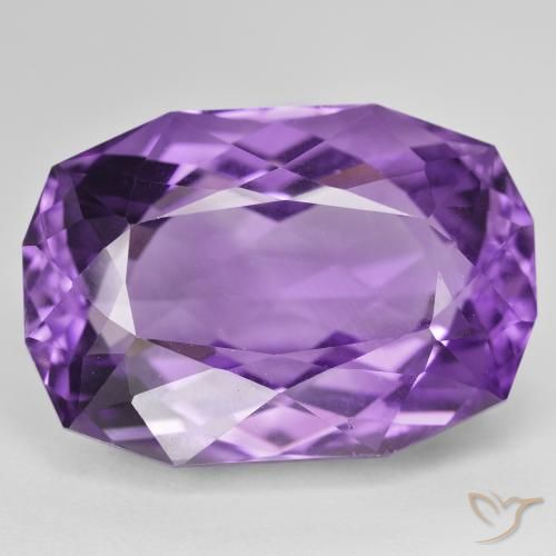 36.31ct Naturale Viola medio Ametista, Cuscino, VVS-VS