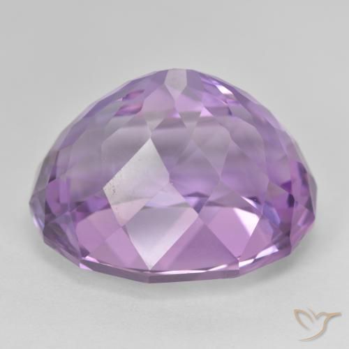 Ametista Viola chiaro-medio naturale da 31.42 ct, Ovale, VVS