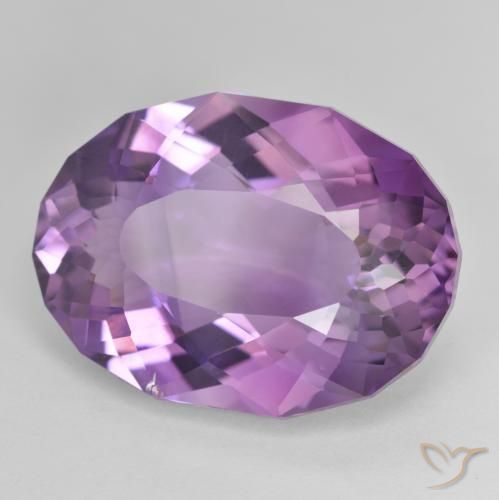 Ametista violaceo naturale da 21.94 ct, Ovale, VVS-VS