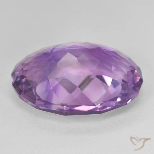 Ametista violaceo naturale da 21.94 ct, Ovale, VVS-VS