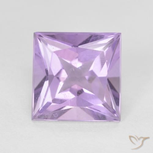 2.25ct Naturale Viola rosa medio Ametista, Quadrato, VS