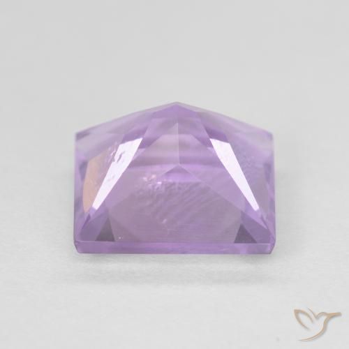 Ametista Viola rosa medio naturale da 2.25 ct, Quadrato, VS