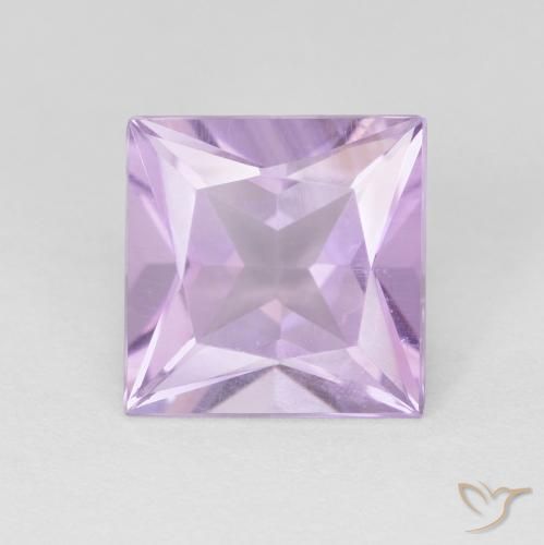 1.84ct Naturale Viola rosato chiaro Ametista, Quadrato, VS