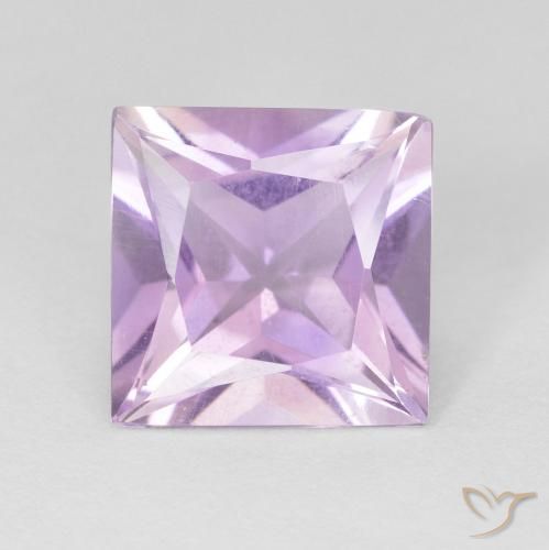 2.08ct Naturale Viola rosato chiaro Ametista, Quadrato, VS
