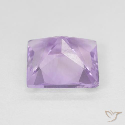 Ametista Viola rosato chiaro naturale da 2.08 ct, Quadrato, VS