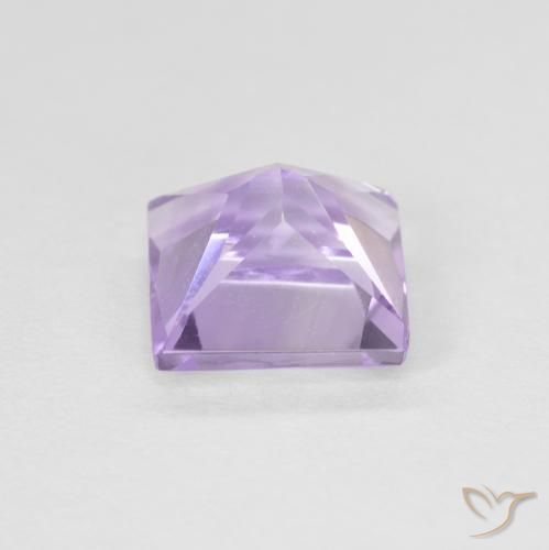 Ametista Viola rosato chiaro naturale da 1.10 ct, Quadrato, VS