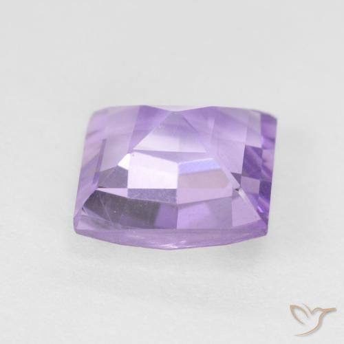 Ametista Iris Violetta naturale da 1.54 ct, Quadrato, VVS-VS