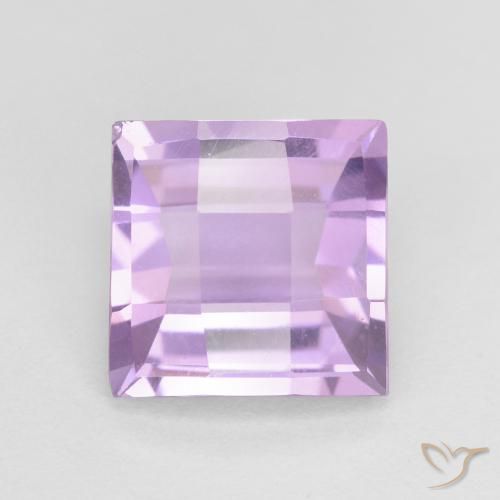 2.41ct Naturale Viola tendente al rosa Ametista, Quadrato, VVS