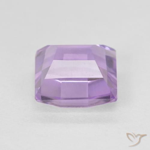 Ametista Viola tendente al rosa naturale da 2.41 ct, Quadrato, VVS