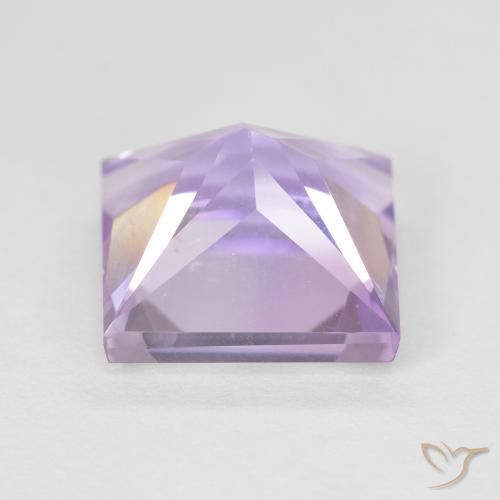 Ametista Viola medio naturale da 4.33 ct, Quadrato, VVS
