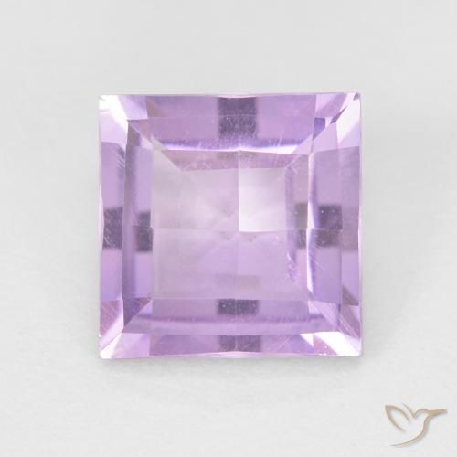 1.71ct Naturale Viola rosato chiaro Ametista, Quadrato, VVS