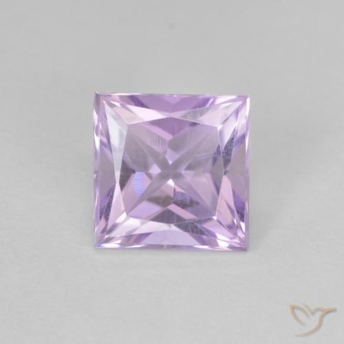 1.93ct Naturale Viola chiaro Ametista, Quadrato, VS