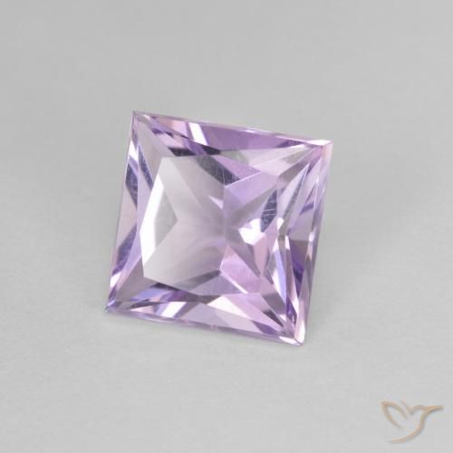 Ametista Viola chiaro naturale da 1.93 ct, Quadrato, VS
