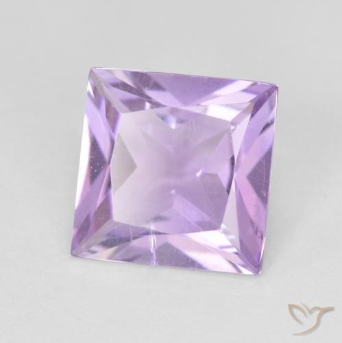 Ametista Iris Violetta naturale da 2.01 ct, Quadrato, VS