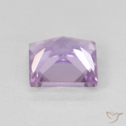 Ametista Viola rosato chiaro naturale da 1.06 ct, Quadrato, VS