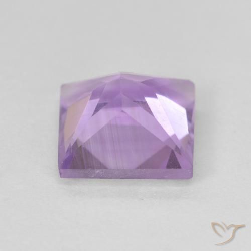 Ametista Viola rosa medio naturale da 2.32 ct, Quadrato, VS