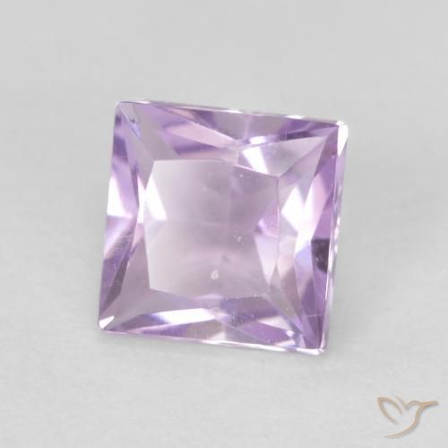 Ametista Viola medio naturale da 0.65 ct, Quadrato, VS