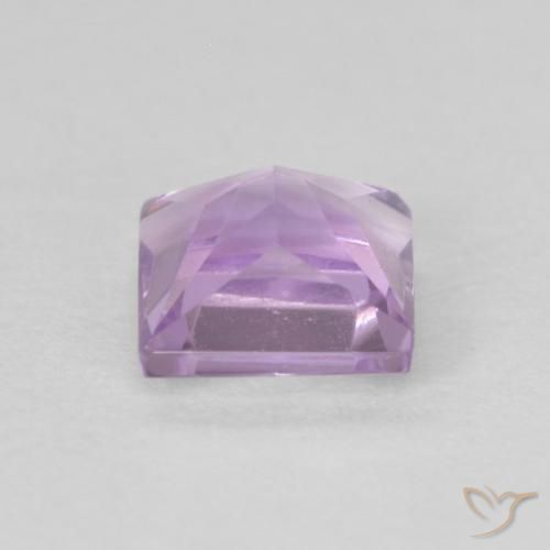 Ametista Viola medio naturale da 0.65 ct, Quadrato, VS