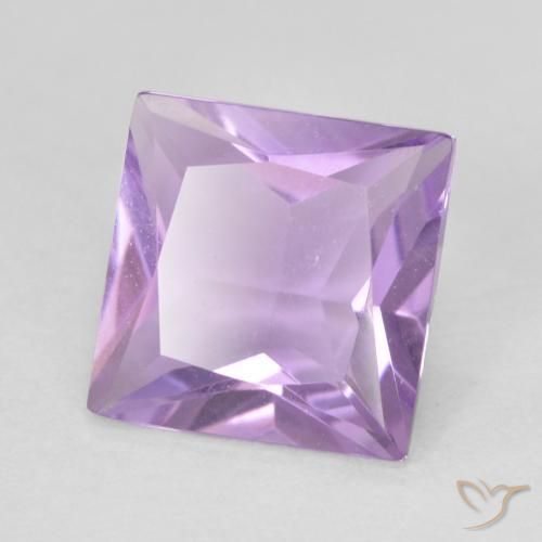 Ametista Iris Violetta naturale da 1.20 ct, Quadrato, VS