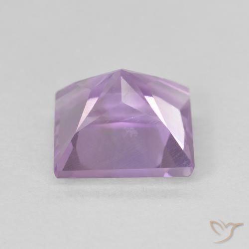 Ametista Viola chiaro naturale da 1.97 ct, Quadrato, VS