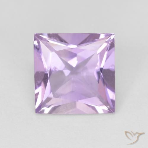 2.03ct Naturale Viola chiaro Ametista, Quadrato, VS
