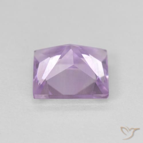 Ametista Viola chiaro naturale da 2.03 ct, Quadrato, VS
