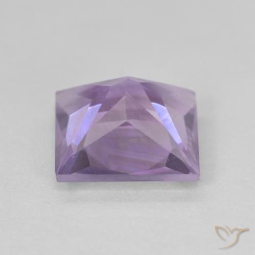 Ametista Viola rosa medio naturale da 2.09 ct, Quadrato, VVS-VS
