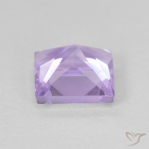 Ametista Viola chiaro naturale da 0.97 ct, Quadrato, VVS