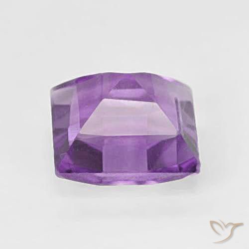 Ametista Viola tendente al rosa naturale da 1.75 ct, Quadrato, VVS-VS