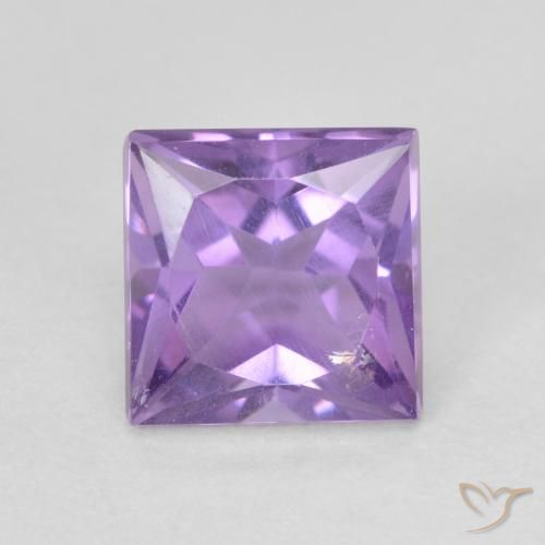 1.13ct Naturale Viola tendente al rosa Ametista, Quadrato, VVS-VS