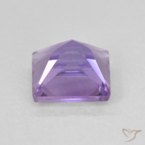 Ametista Viola tendente al rosa naturale da 1.13 ct, Quadrato, VVS-VS