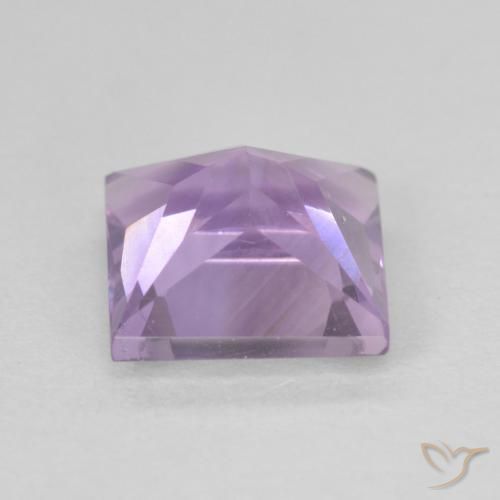 Ametista Viola rosa medio naturale da 2.29 ct, Quadrato, VVS-VS