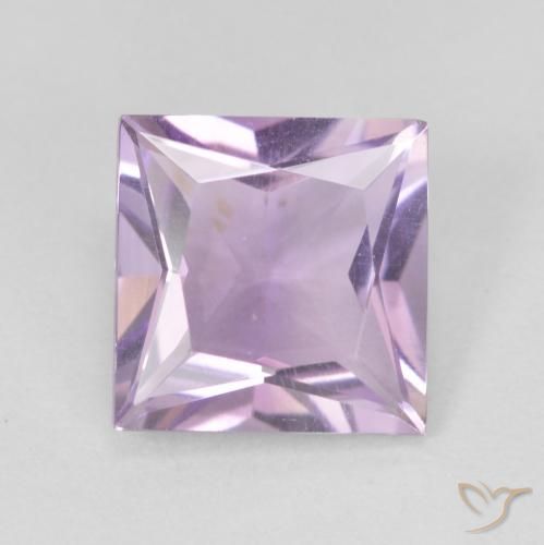 2.01ct Naturale Viola chiaro Ametista, Quadrato, VVS-VS