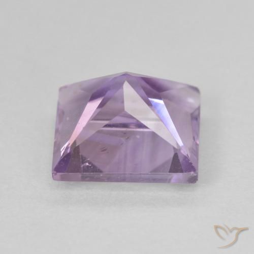 Ametista Viola rosa medio naturale da 2.27 ct, Quadrato, VVS-VS