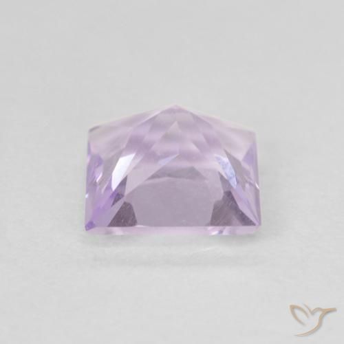 Ametista Viola chiaro naturale da 0.79 ct, Quadrato, VVS-VS