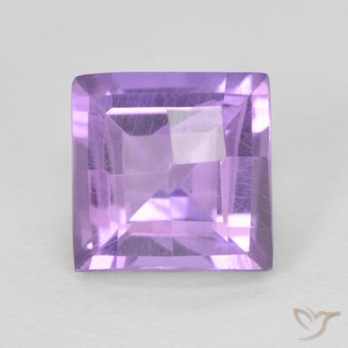 1.84ct Naturale Viola medio Ametista, Quadrato, VVS-VS