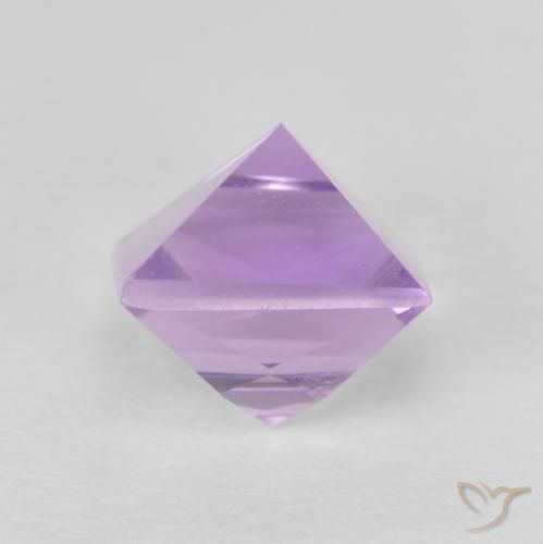 Ametista Viola tendente al rosa naturale da 1.21 ct, Quadrato, VVS-VS