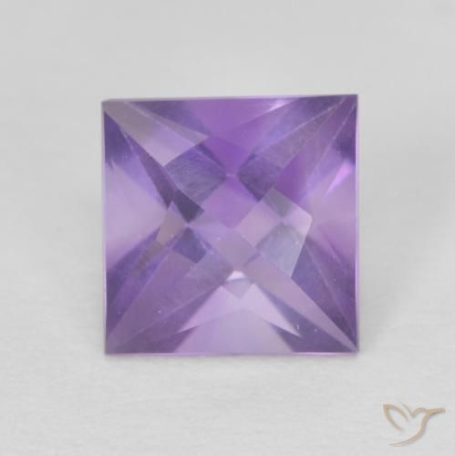 1.14ct Naturale Viola medio Ametista, Quadrato, VVS-VS