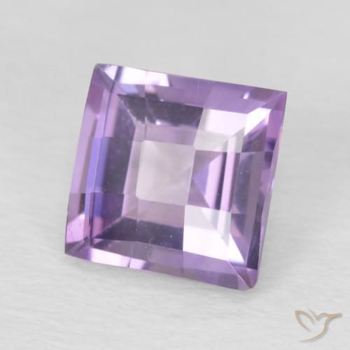 Ametista Deep Iris Violetta naturale da 1.73 ct, Quadrato, VVS-VS