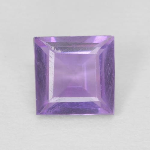 0.37ct Naturale Viola tendente al rosa Ametista, Quadrato, VVS-VS
