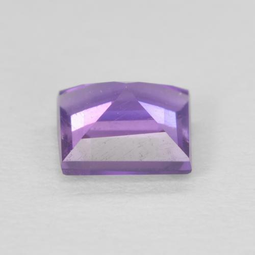 Ametista Viola tendente al rosa naturale da 0.37 ct, Quadrato, VVS-VS