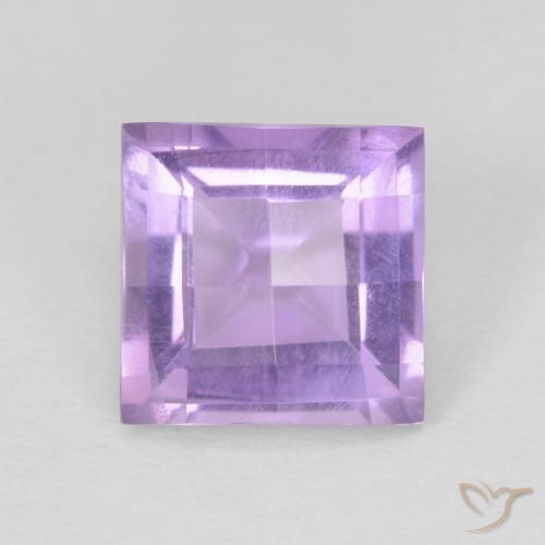 1.75ct Naturale Viola medio Ametista, Quadrato, VVS-VS