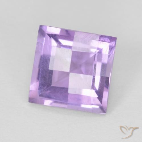 Ametista Viola medio naturale da 1.75 ct, Quadrato, VVS-VS