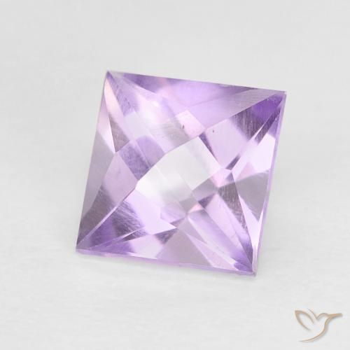 Ametista Viola medio naturale da 1.18 ct, Quadrato, VVS