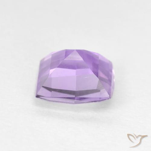 Ametista Viola rosato brillante naturale da 1.08 ct, Quadrato, VVS-VS